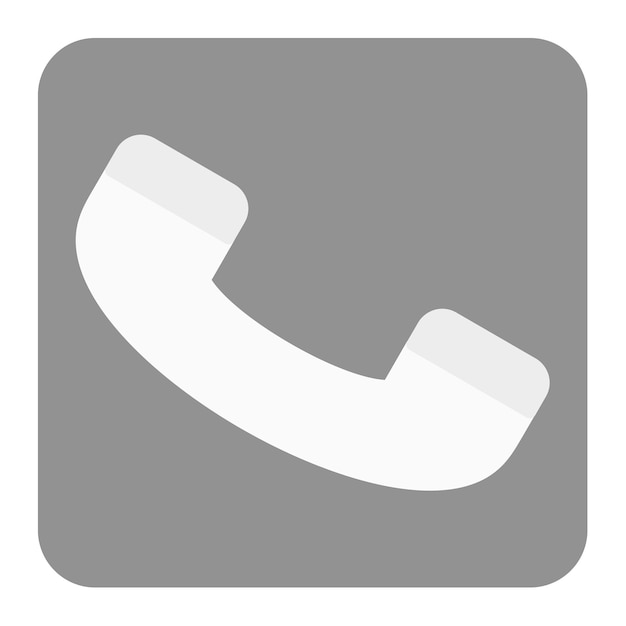 Imagen vectorial del icono del botón de llamada Se puede utilizar para la discapacidad