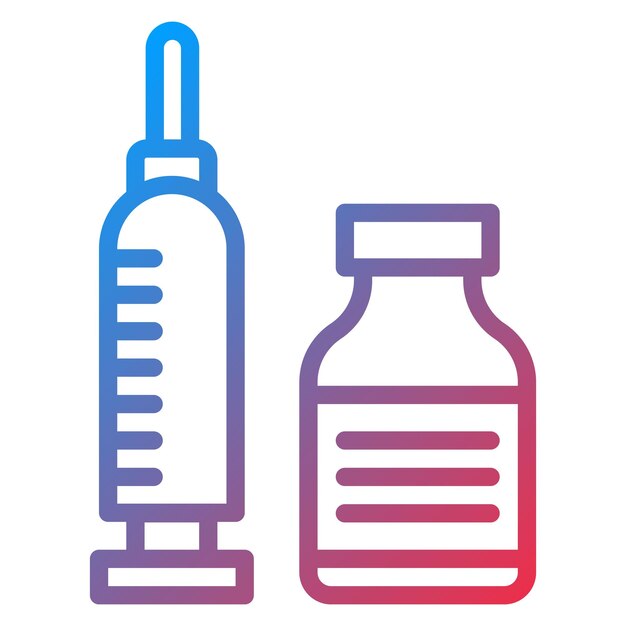 Imagen vectorial del icono de Botox Se puede usar para cirugía plástica y estética