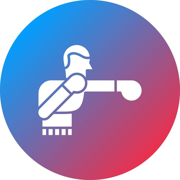 Imagen vectorial de icono de boxeo Se puede usar para los Juegos Olímpicos