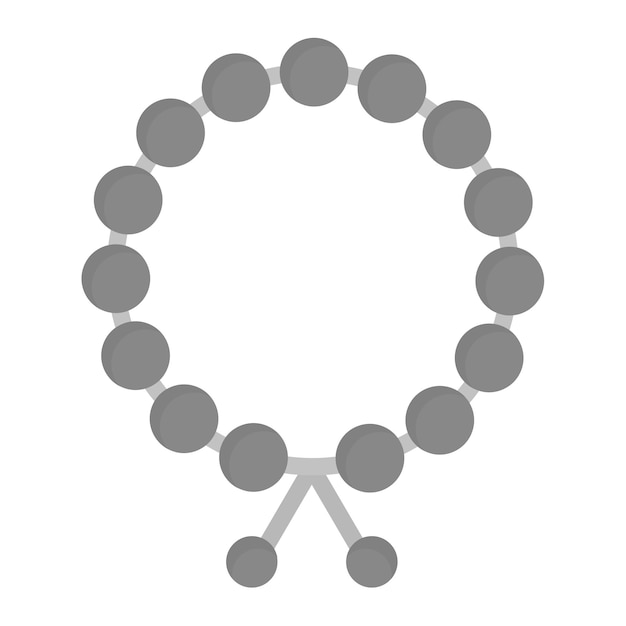 Imagen vectorial del icono del brazalete del peregrino Se puede usar para la peregrinación del Hajj