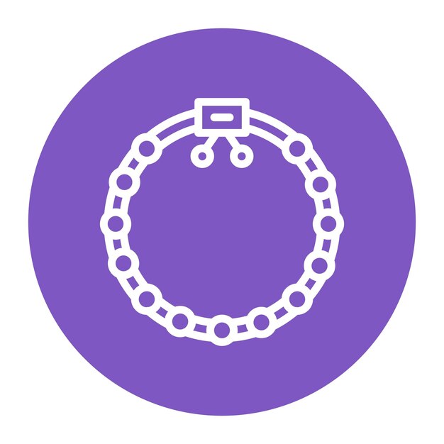 Imagen vectorial del icono del brazalete Se puede usar para lujo