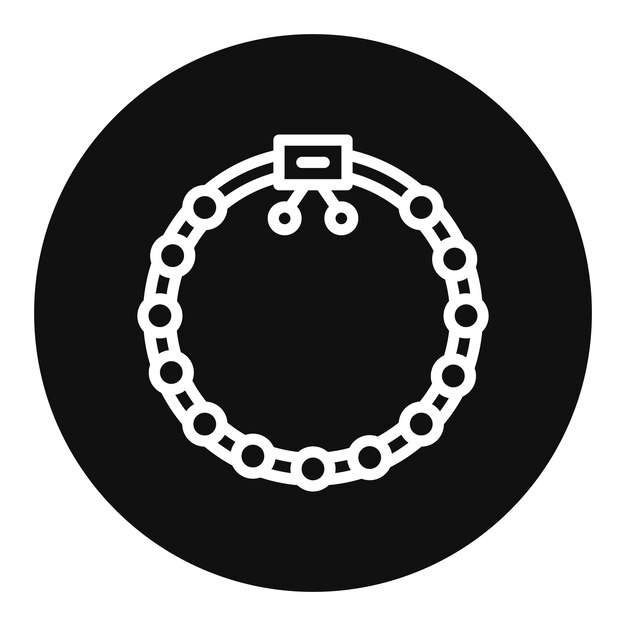 Imagen vectorial del icono del brazalete Se puede usar para lujo