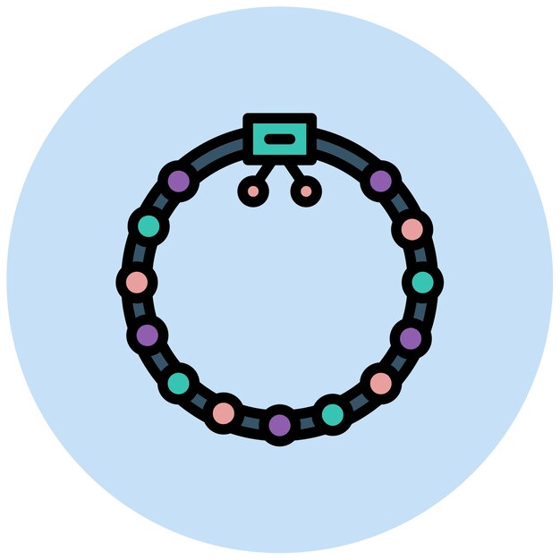 Imagen vectorial del icono del brazalete Se puede usar para lujo