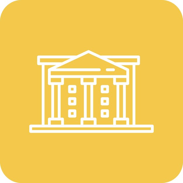 Imagen vectorial del icono de Buckingham Se puede usar para Landmarks