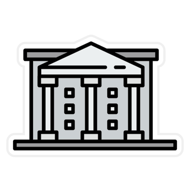 Imagen vectorial del icono de Buckingham Se puede usar para Landmarks