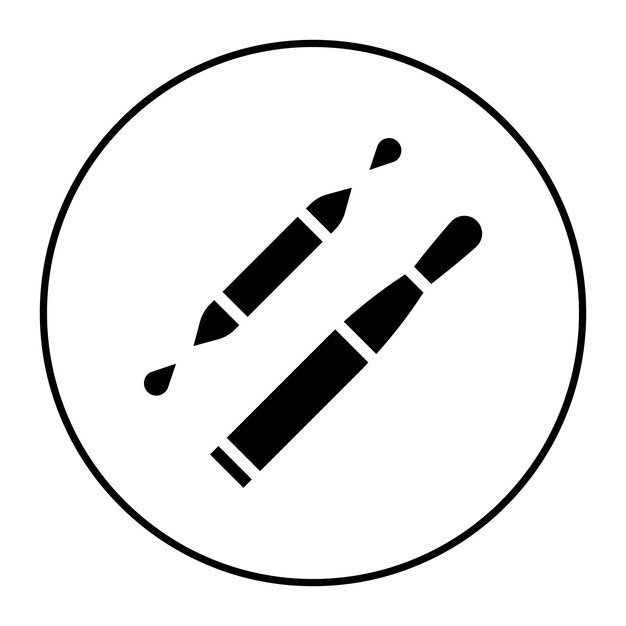 Imagen vectorial de icono de bucle Se puede usar para dermatología