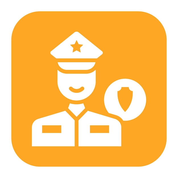 Imagen vectorial del icono de Buddy Cop Se puede usar para géneros de películas