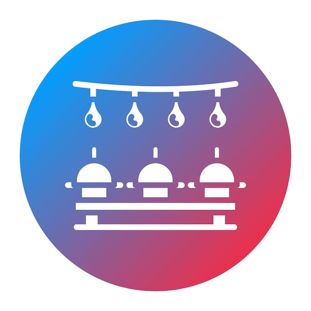 Imagen vectorial del icono del buffet de crucero Se puede utilizar para el crucero