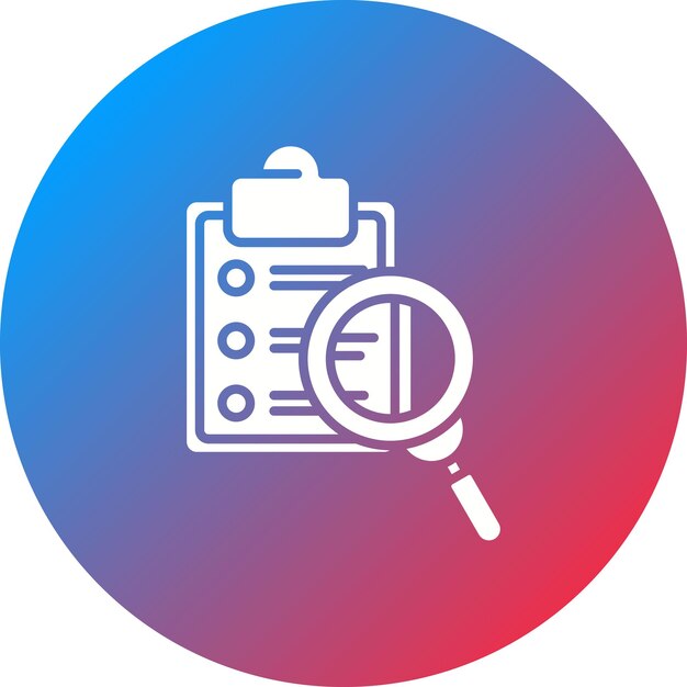 Imagen vectorial del icono de búsqueda de la encuesta Se puede utilizar para la retroalimentación del cliente