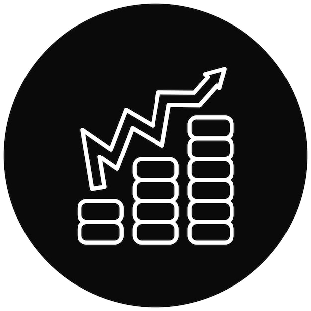 Imagen vectorial del icono de búsqueda del inversor Se puede utilizar para Finanzas y Dinero