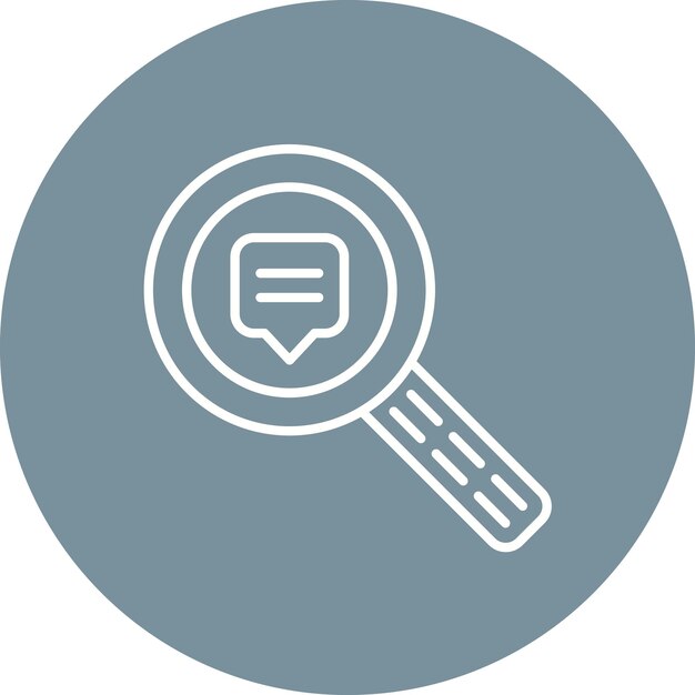 Imagen vectorial de icono de búsqueda Se puede utilizar para Comunicación y Medios
