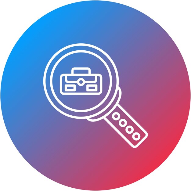 Imagen vectorial del icono de búsqueda Puede utilizarse para el arranque