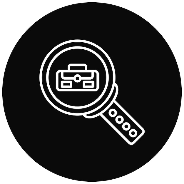 Imagen vectorial del icono de búsqueda Puede utilizarse para el arranque