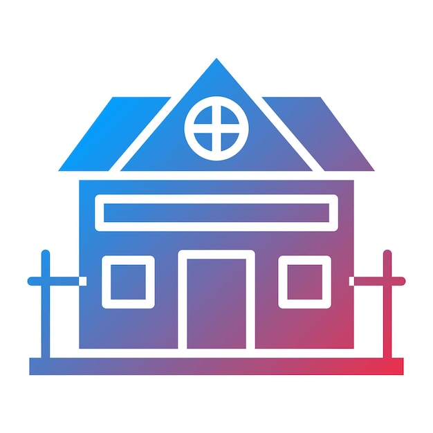 Imagen vectorial del icono de la cabaña Se puede utilizar para el tipo de casas