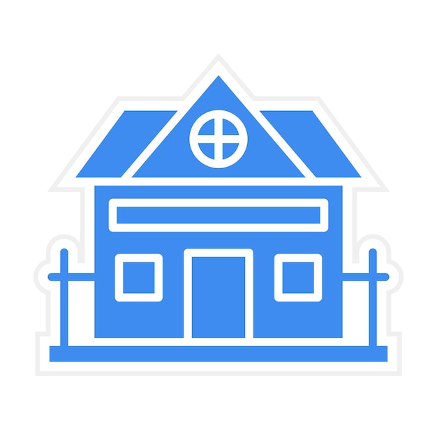 Imagen vectorial del icono de la cabaña Se puede utilizar para el tipo de casas