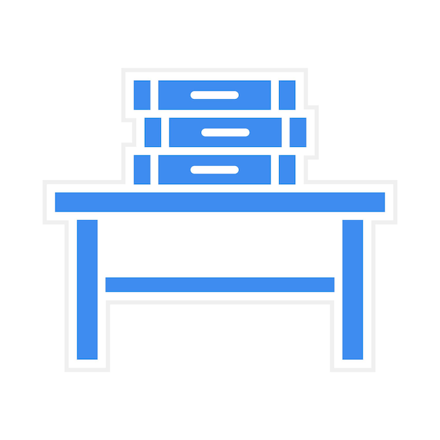Imagen vectorial del icono de la cabina de estudio Puede utilizarse para Office