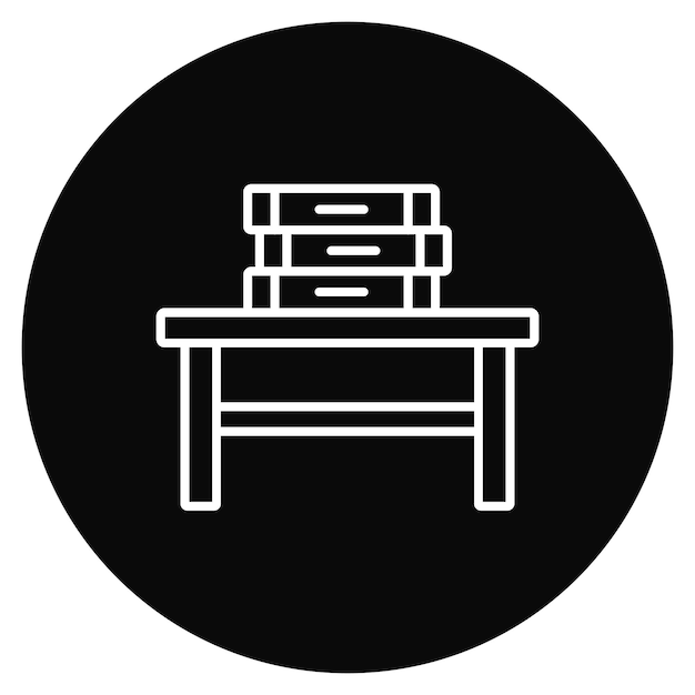 Imagen vectorial del icono de la cabina de estudio Puede utilizarse para Office