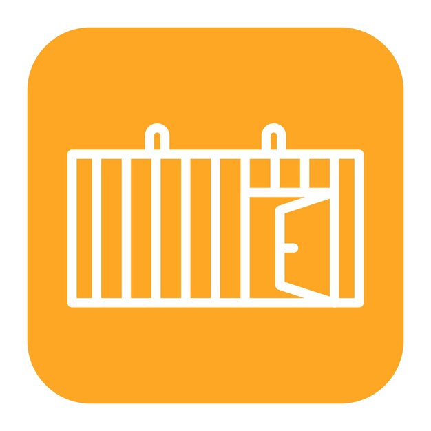 Imagen vectorial del icono de la cabina Se puede utilizar para la aerolínea