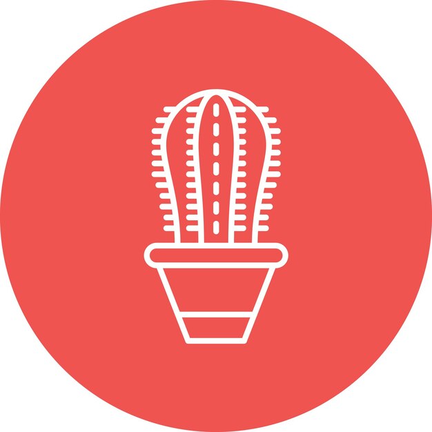 La imagen vectorial del icono del cactus se puede usar para In The Wild