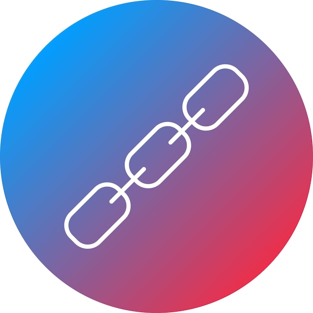 Imagen vectorial de icono de cadena Se puede usar para Pirate