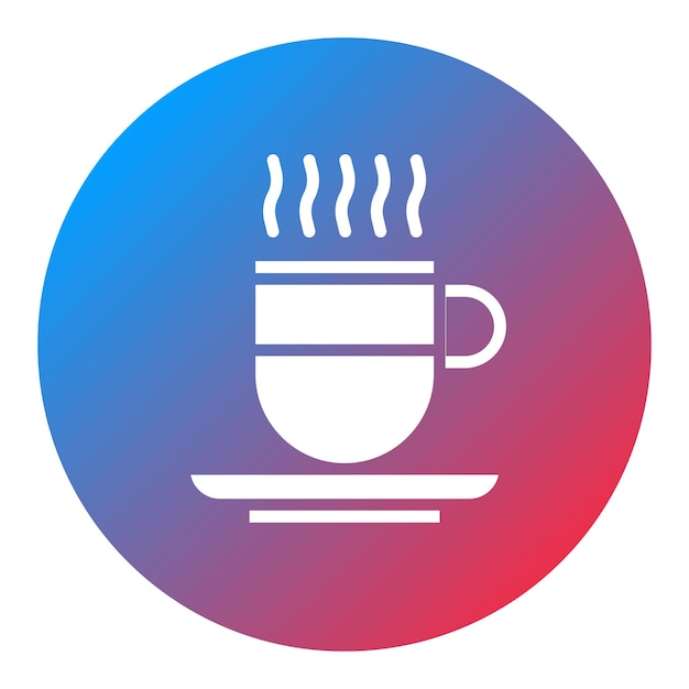 Imagen vectorial del icono del café Se puede usar para la adicción