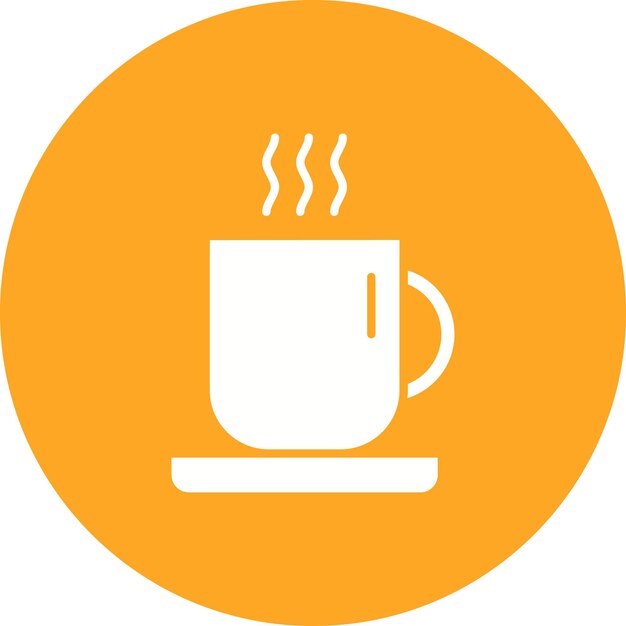 Imagen vectorial del icono del café Se puede usar para el inicio de negocios