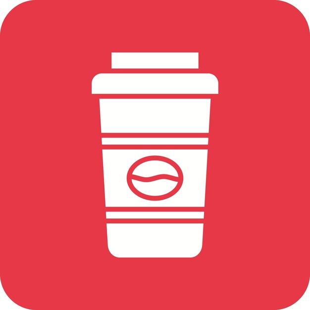 Imagen vectorial del icono del café Se puede usar para la mañana y el desayuno