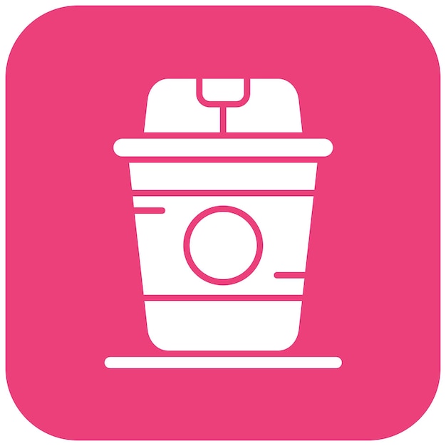 Imagen vectorial del icono del café Se puede usar para Street Food