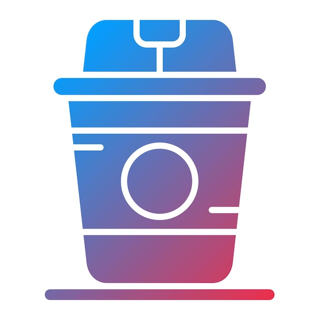 Imagen vectorial del icono del café Se puede usar para Street Food