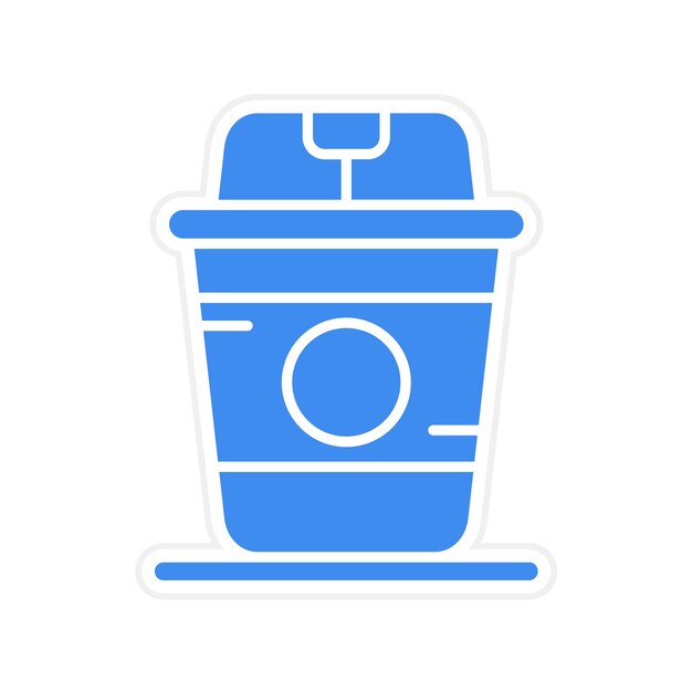 Imagen vectorial del icono del café Se puede usar para Street Food