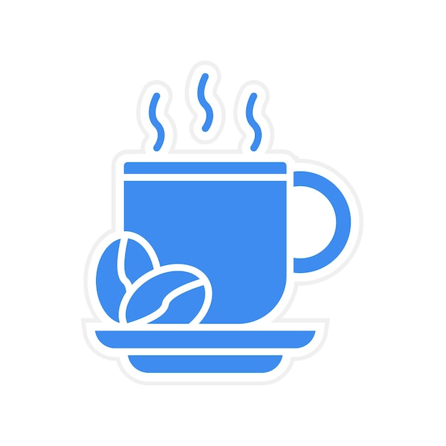 Imagen vectorial de icono de café Se puede utilizar para la agricultura y la jardinería