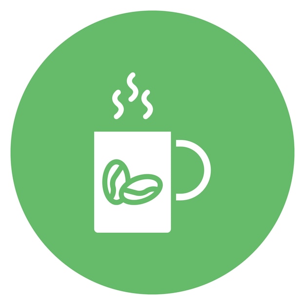 Imagen vectorial del icono del café Se puede utilizar para reuniones de negocios