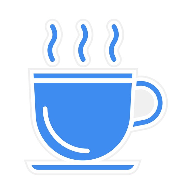 Imagen vectorial del icono de la cafetería de bebidas Se puede usar para Bar