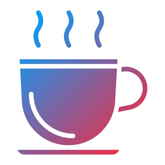 Imagen vectorial del icono de la cafetería de bebidas Se puede usar para Bar