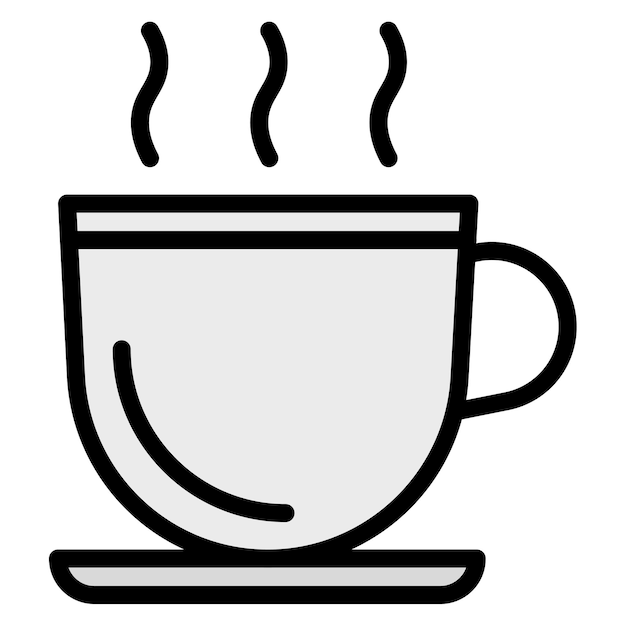 Imagen vectorial del icono de la cafetería de bebidas Se puede usar para Bar