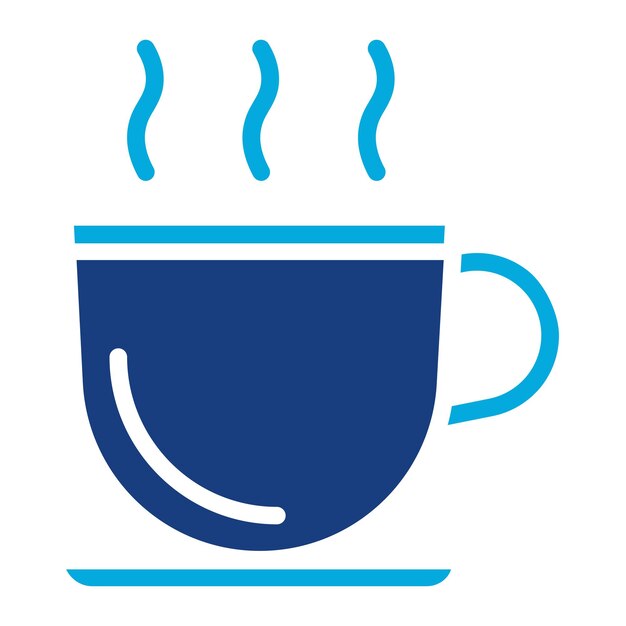 Imagen vectorial del icono de la cafetería de bebidas Se puede usar para Bar