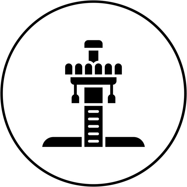 Imagen vectorial del icono de caída libre Se puede usar para el parque temático