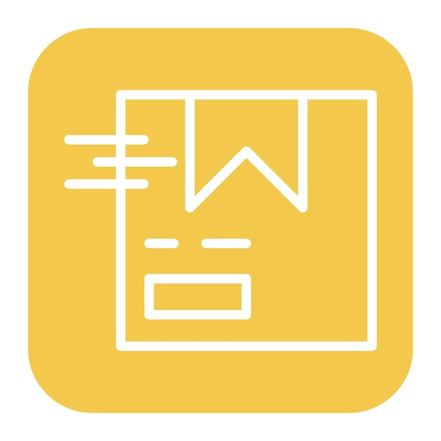 Imagen vectorial del icono de la caja de envío Se puede utilizar para el comercio minorista digital