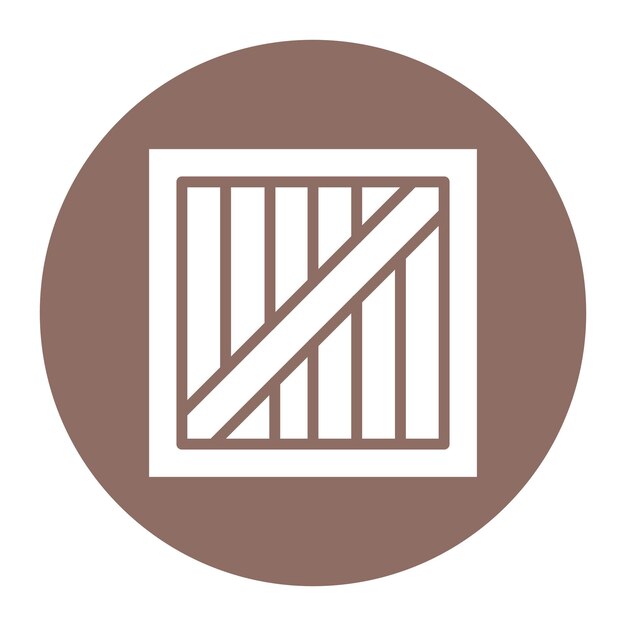 Imagen vectorial del icono de la caja Se puede utilizar para el almacén