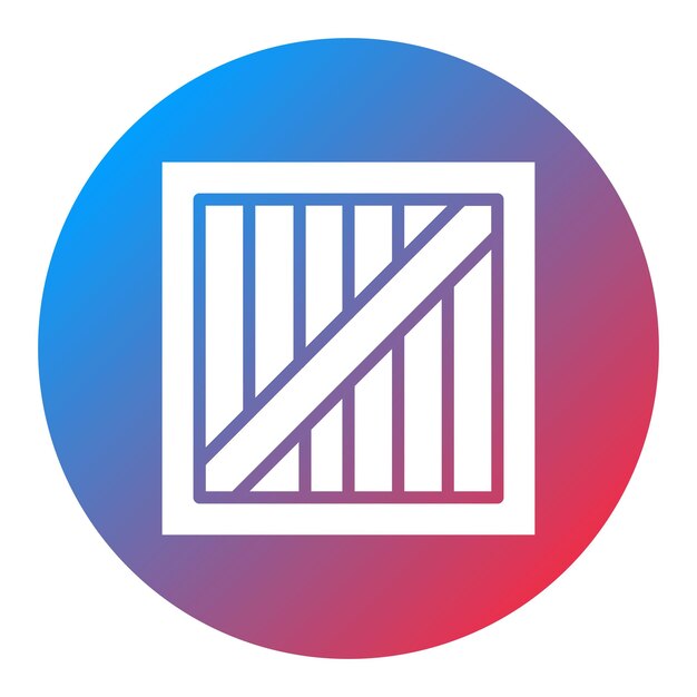 Imagen vectorial del icono de la caja Se puede utilizar para el almacén