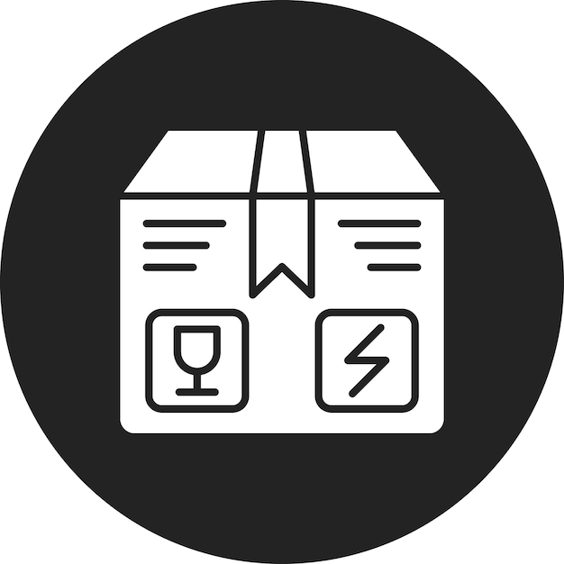 Imagen vectorial de icono de caja Se puede utilizar para el comercio electrónico de moda