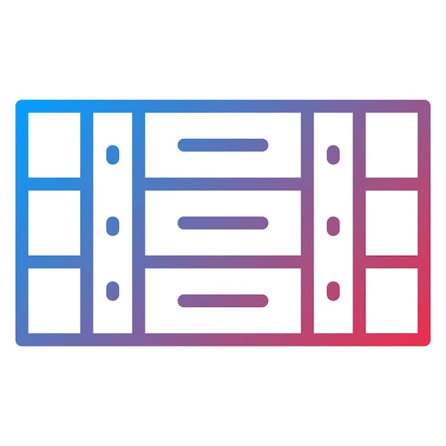 Imagen vectorial del icono de la caja Se puede utilizar para el supermercado