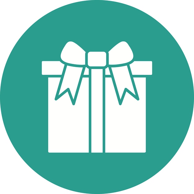 Imagen vectorial del icono de la caja de regalos Se puede usar para cumpleaños