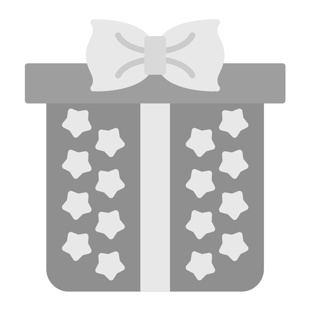 Imagen vectorial del icono de la caja de regalos Se puede usar para el viernes de compras