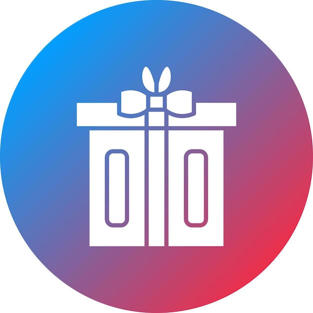 Imagen vectorial del icono de la caja de regalos Se puede utilizar para compras y comercio electrónico