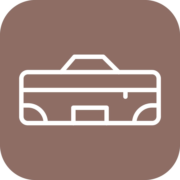 Vector imagen vectorial del icono de la caja de transporte se puede utilizar para el tiro con arco