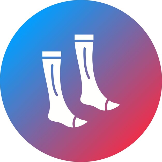 Imagen vectorial del icono de los calcetines Se puede usar para Moda