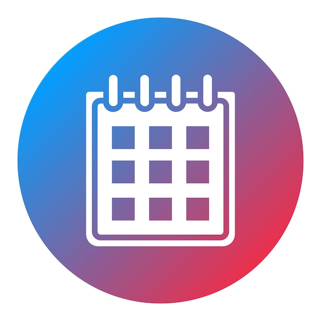 Imagen vectorial del icono del calendario Se puede utilizar para la agricultura
