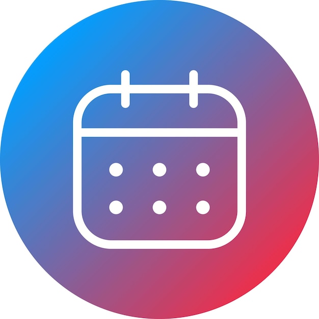 Imagen vectorial del icono del calendario Se puede utilizar para la interfaz de usuario