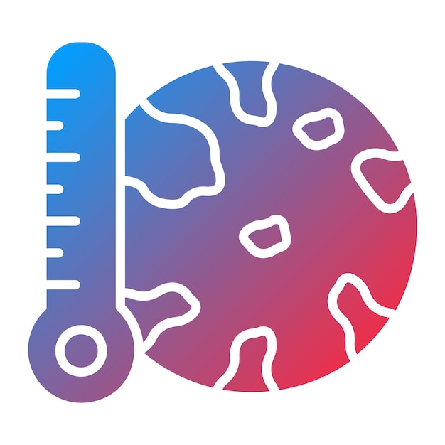 Imagen vectorial del icono del calentamiento global Se puede utilizar para la energía renovable